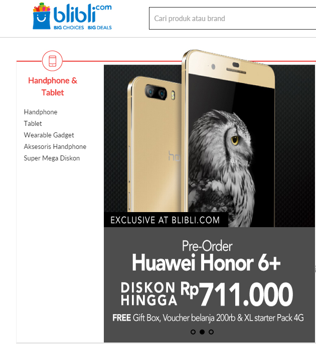 Pre-order Huawei Honor 6+
