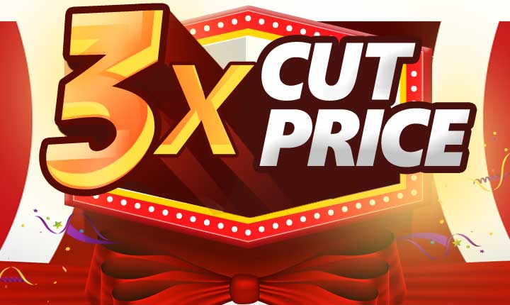 JD Promo 3X Cut Price