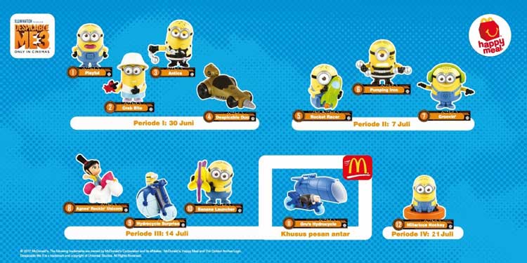 Happy Meal Despicable Me 3