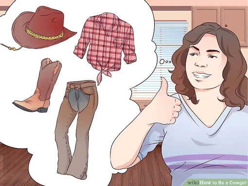 Padu-Padan Kostum Texas Cowgirl
